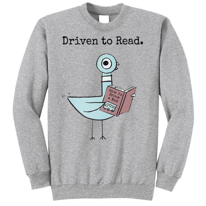 Driven To Read Pigeon Book Sweatshirt