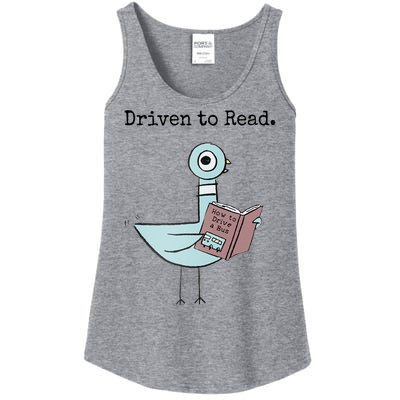 Driven To Read Pigeon Book Ladies Essential Tank