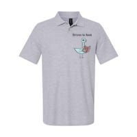 Driven To Read Pigeon Book Softstyle Adult Sport Polo