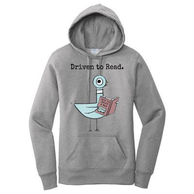 Driven To Read Pigeon Book Women's Pullover Hoodie