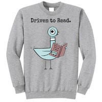 Driven To Read Pigeon Book Tall Sweatshirt