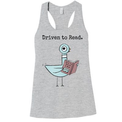 Driven To Read Pigeon Book Women's Racerback Tank