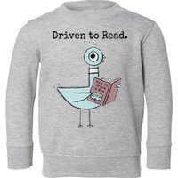 Driven To Read Pigeon Book Toddler Sweatshirt