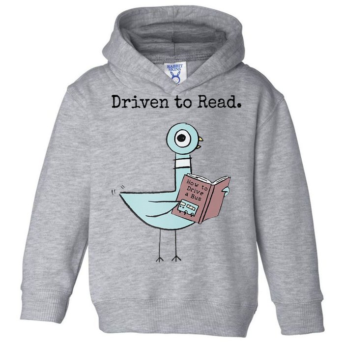 Driven To Read Pigeon Book Toddler Hoodie