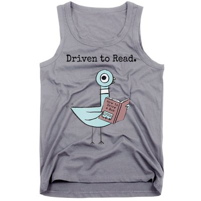 Driven To Read Pigeon Book Tank Top