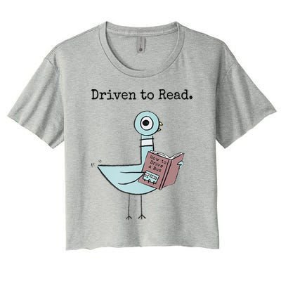 Driven To Read Pigeon Book Crop Top