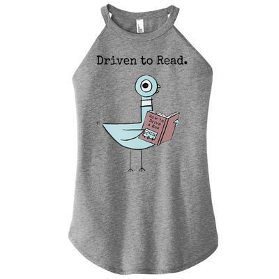 Driven To Read Pigeon Book Women's Perfect Tri Rocker Tank