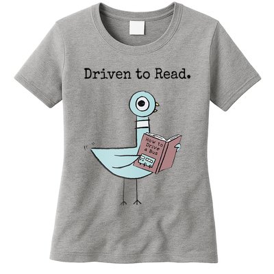 Driven To Read Pigeon Book Womens T-Shirt