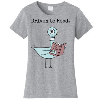 Driven To Read Pigeon Book Women's T-Shirt