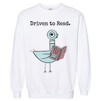 Driven To Read Pigeon Book Garment-Dyed Sweatshirt