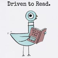 Driven To Read Pigeon Book Garment-Dyed Sweatshirt