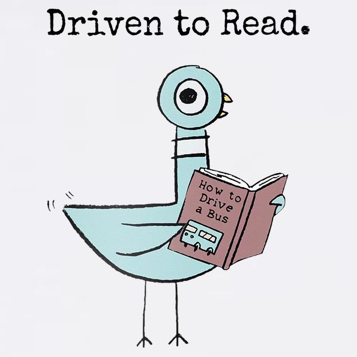 Driven To Read Pigeon Book Garment-Dyed Sweatshirt