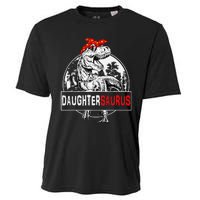 Daughtersaurus T Rex Dinosaur DaughterSaurus Family Matching Cooling Performance Crew T-Shirt