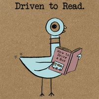 Driven To Read Pigeon Library Reading Books Reader Funny Cotton Canvas Backpack