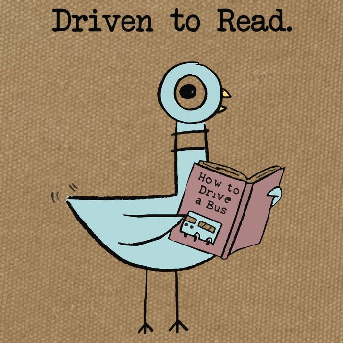 Driven To Read Pigeon Library Reading Books Reader Funny Cotton Canvas Backpack