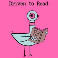 Driven To Read Pigeon Library Reading Books Reader Funny Stripe Pom Pom Beanie