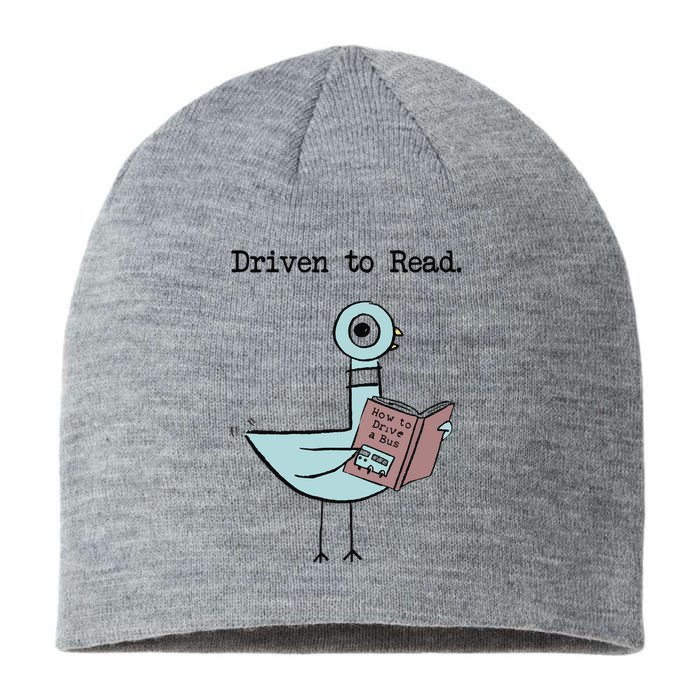 Driven To Read Pigeon Library Reading Books Reader Funny Sustainable Beanie