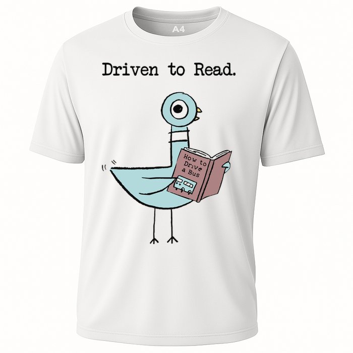 Driven To Read Pigeon Library Reading Books Reader Funny Performance Shirt