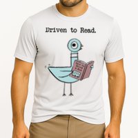 Driven To Read Pigeon Library Reading Books Reader Funny Performance Shirt