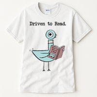 Driven To Read Pigeon Library Reading Books Reader Funny Tall T-Shirt