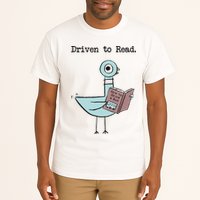 Driven To Read Pigeon Library Reading Books Reader Funny Tall T-Shirt