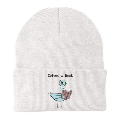 Driven To Read Pigeon Library Reading Books Reader Funny Knit Cap Winter Beanie