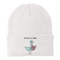 Driven To Read Pigeon Library Reading Books Reader Funny Knit Cap Winter Beanie