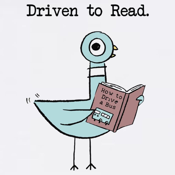Driven To Read Pigeon Library Reading Books Reader Funny Knit Cap Winter Beanie