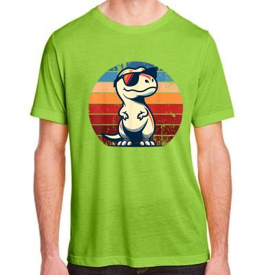 Dinosaur Trex Retro Novelty Funny Dinosaur Adult ChromaSoft Performance T-Shirt