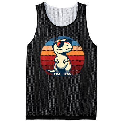 Dinosaur Trex Retro Novelty Funny Dinosaur Mesh Reversible Basketball Jersey Tank