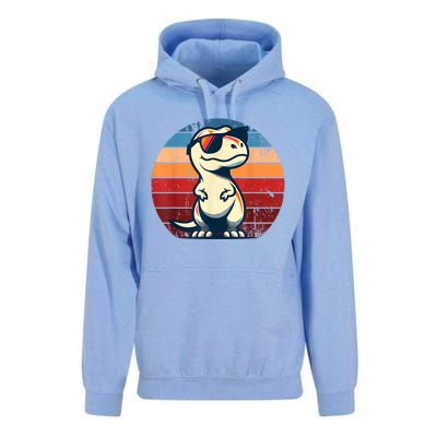 Dinosaur Trex Retro Novelty Funny Dinosaur Unisex Surf Hoodie