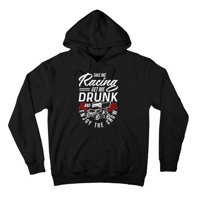 Dirt Track Racing Race Sprint Car Girlfriend Girl Grandma Hoodie