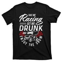 Dirt Track Racing Race Sprint Car Girlfriend Girl Grandma T-Shirt