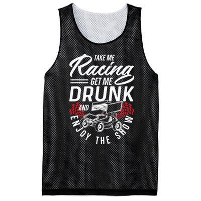 Dirt Track Racing Race Sprint Car Girlfriend Girl Grandma Mesh Reversible Basketball Jersey Tank