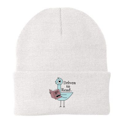Driven To Read Pigeon Library Reading Books Knit Cap Winter Beanie