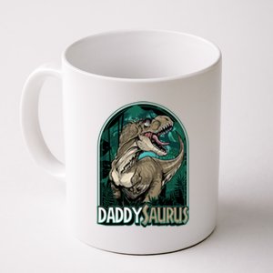 Daddysaurus T Rex Funny Dad Matching Dinosaur Birthday Party Gift Coffee Mug