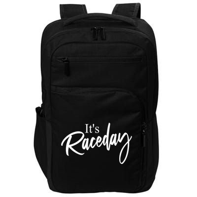 Dirt Track Racing Stock Car Race Race Day Auto Car Racing Gift Impact Tech Backpack