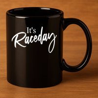 Dirt Track Racing Stock Car Race Race Day Auto Car Racing Gift 11oz C Handle Ceramic Mug