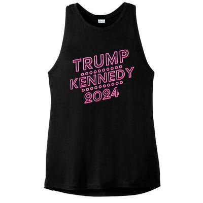 Donald Trump Rfk Jr 2024 Trump Kennedy Ladies PosiCharge Tri-Blend Wicking Tank