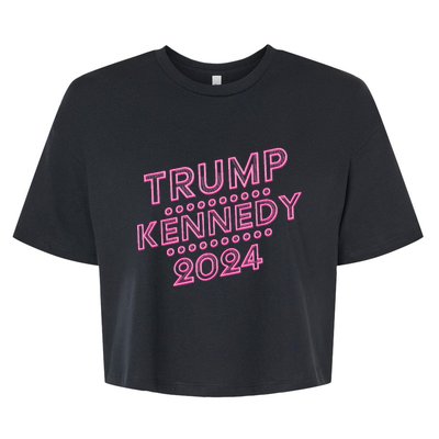 Donald Trump Rfk Jr 2024 Trump Kennedy Bella+Canvas Jersey Crop Tee