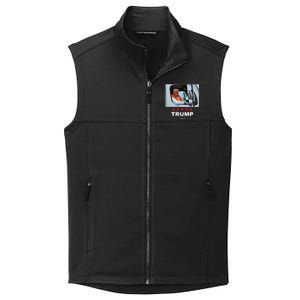 Donald Trump Rides In Garbage Truck Gift Collective Smooth Fleece Vest