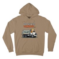 Donald Trump Rides In Garbage Truck Gift Hoodie