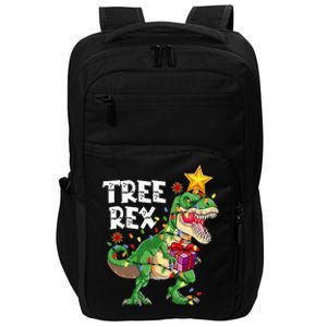 Dinosaur Tree Rex Christmas Pajamas Xmas Funny Gifts Impact Tech Backpack