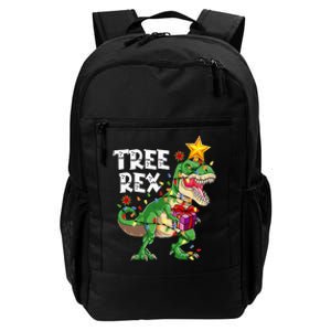 Dinosaur Tree Rex Christmas Pajamas Xmas Funny Gifts Daily Commute Backpack