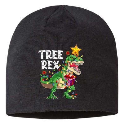 Dinosaur Tree Rex Christmas Pajamas Xmas Funny Gifts Sustainable Beanie