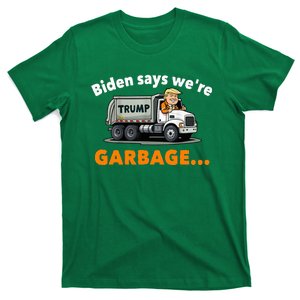 Donald Trump Rides A Garbage Truck T-Shirt