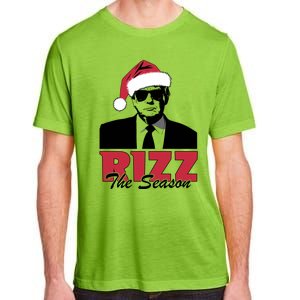 Donald Trump Rizz The Season Funny Christmas Santa Hat Gift Adult ChromaSoft Performance T-Shirt