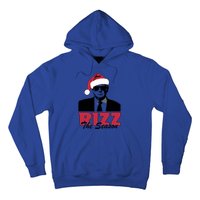 Donald Trump Rizz The Season Funny Christmas Santa Hat Gift Hoodie