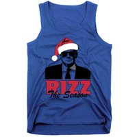 Donald Trump Rizz The Season Funny Christmas Santa Hat Gift Tank Top