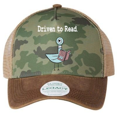Driven To Read Pigeon Library Book Lover Legacy Tie Dye Trucker Hat